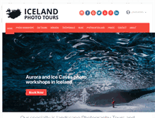 Tablet Screenshot of iceland-photo-tours.com